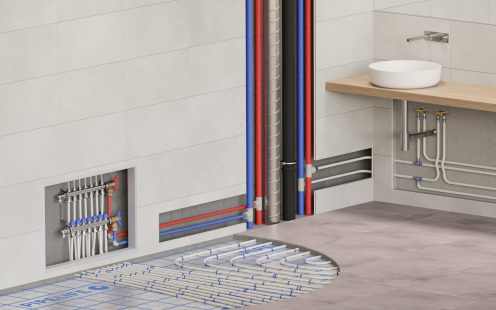 Hot & cold lead-free water supply system